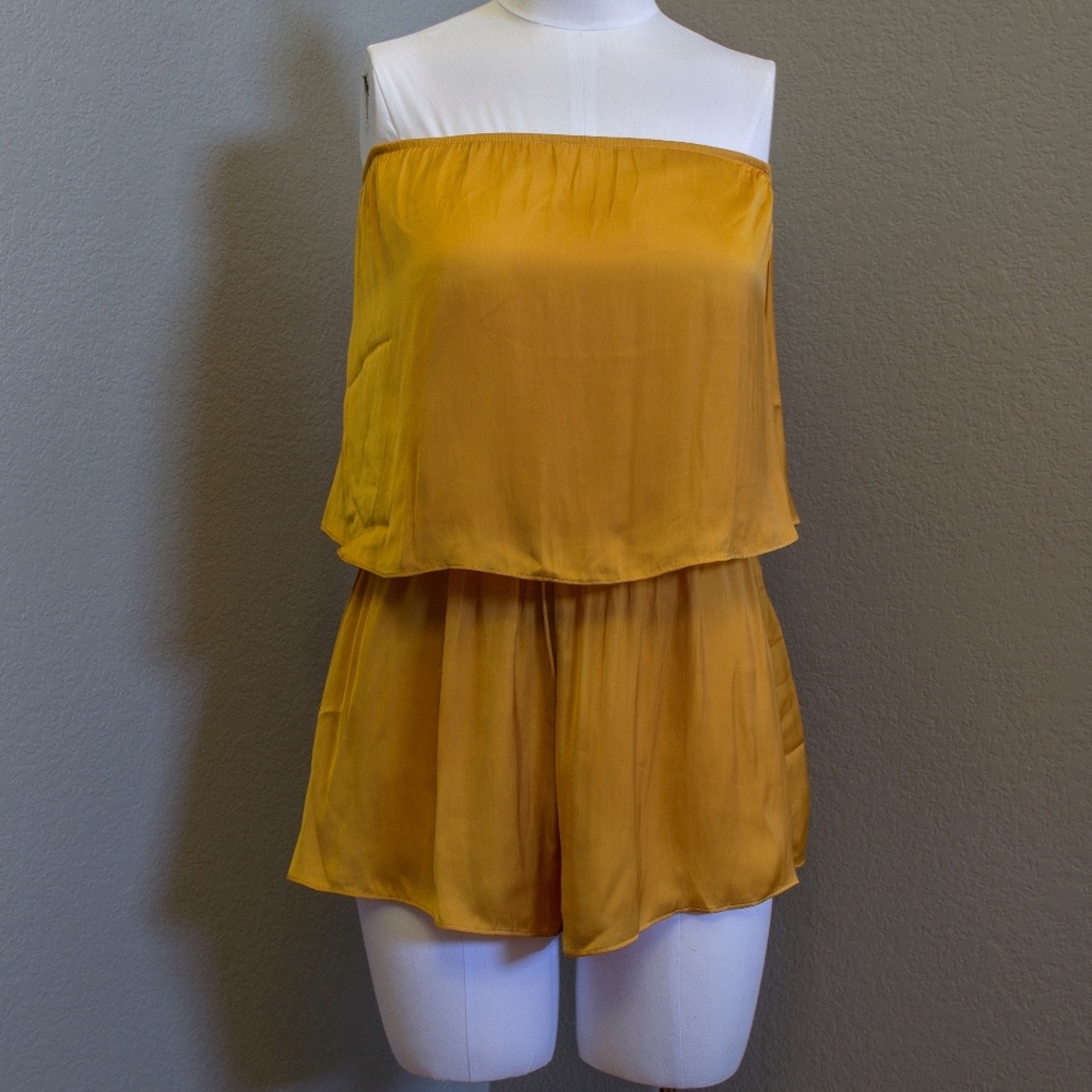 Silky Ruffle Romper